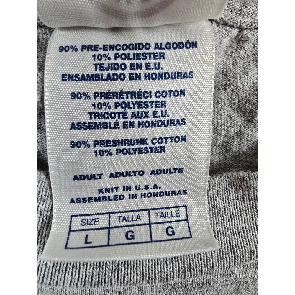 Vintage Boy Scouts of America T Shirt L Fit M Gray Delta Pro Made USA Y2K *Read - Picture 4 of 8
